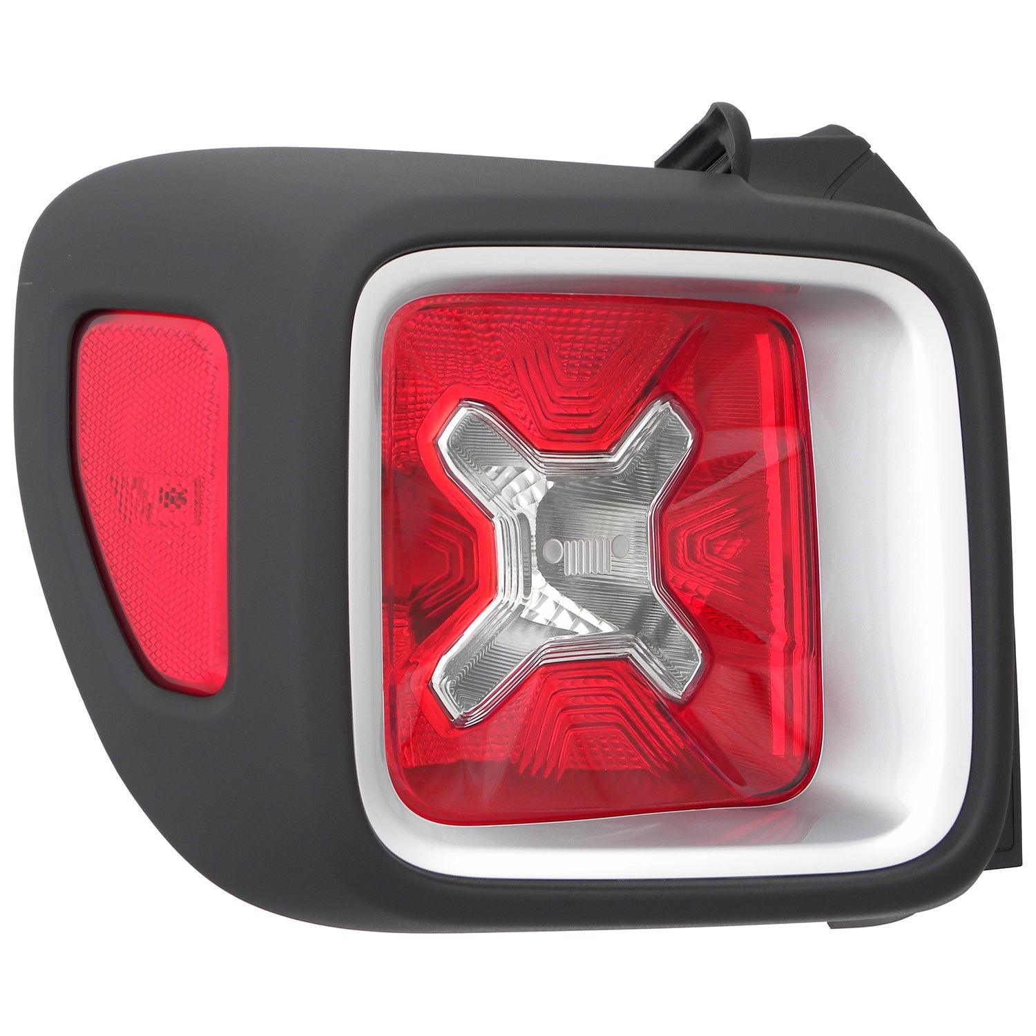Feu arrière côté conducteur pour Jeep Renegade 2015-2020, modèles Sport/Latitude/North, avec contour noir, haute qualité, CH2800209