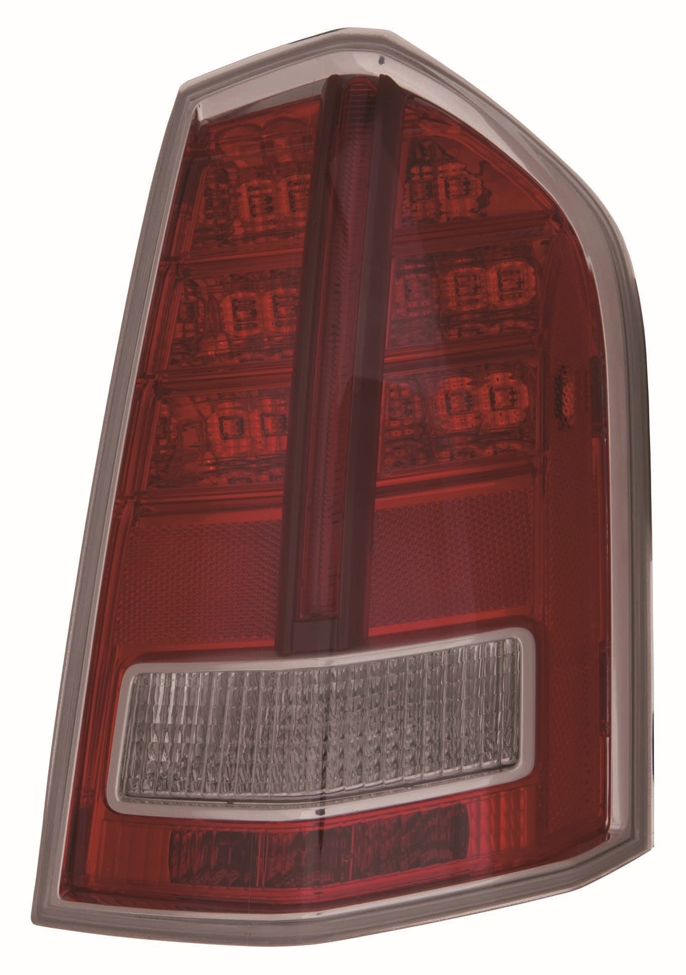 Feu arrière côté passager pour Chrysler 300 2011-2012 sans enjoliveur chromé central (édition limitée jusqu'au 19/03/2012), référence Ch2801196C - Hunt Parts