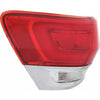 2014-2021 Jeep Grand Cherokee Tail Lamp Driver Side Chrome Trim Exclude Srt-8 High Quality