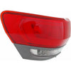 2014-2021 Jeep Grand Cherokee Tail Lamp Driver Side With Gray Trim/ Exclude Srt-8 High Quality
