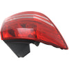 2009 Dodge Journey Tail Lamp Driver Side Two Bulb Type