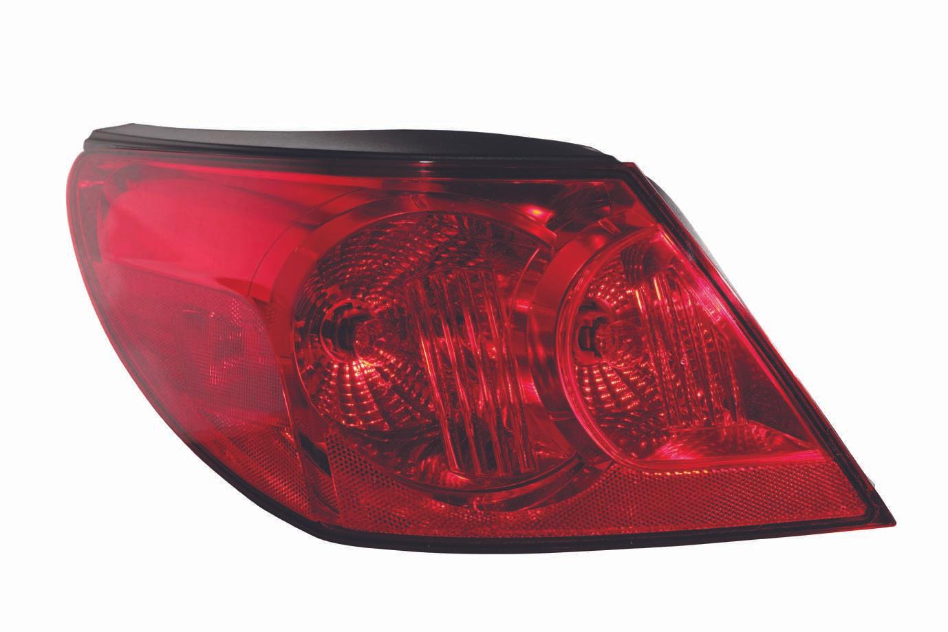 Feu arrière côté conducteur pour Chrysler Sebring Cabriolet 2009-2010, haute qualité, CH2818128