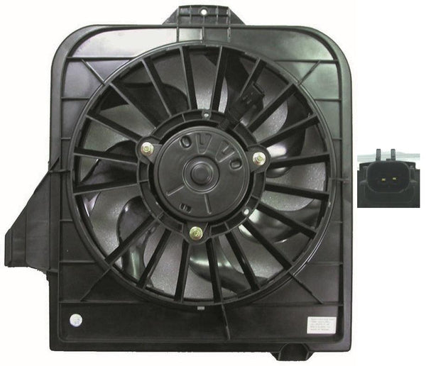 2001-2004 Chrysler Voyager Radiator Fan Assembly Driver Side