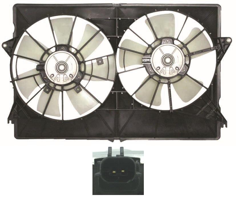 Ensemble ventilateur de radiateur Chrysler Pacifica 2004-2008, CH3115134