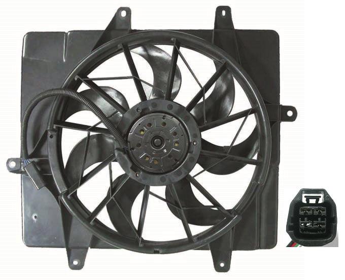 Ensemble ventilateur de radiateur pour Chrysler PT Cruiser 2006-2010 sans turbo, qualité économique, CH3115146U