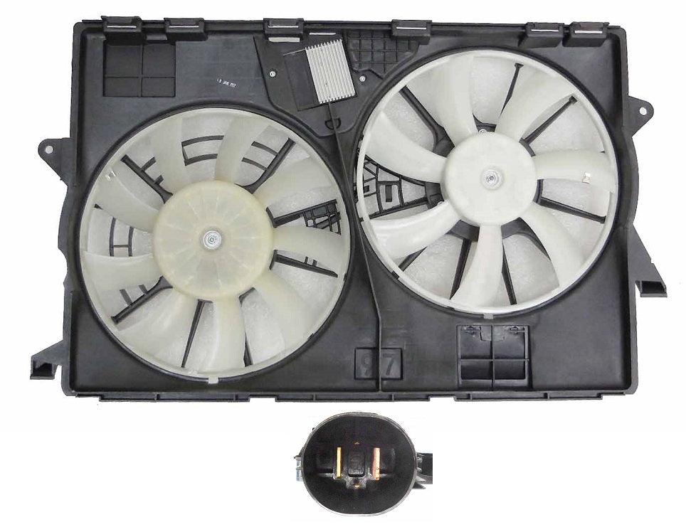 Ensemble ventilateur de refroidissement Jeep Cherokee 2014-2018 2.4L, double ventilateur, CH3115177