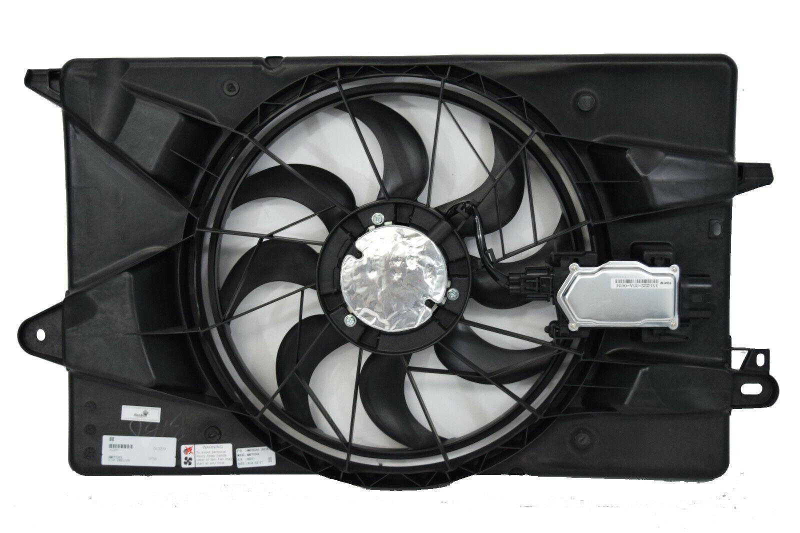 Ensemble ventilateur de refroidissement Jeep Cherokee 2014-2019 sans module, moteur sans balais, une pale, CH3115180