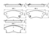 2016 Chevrolet Cruze Limited Brake Pads Set Front Ceramic