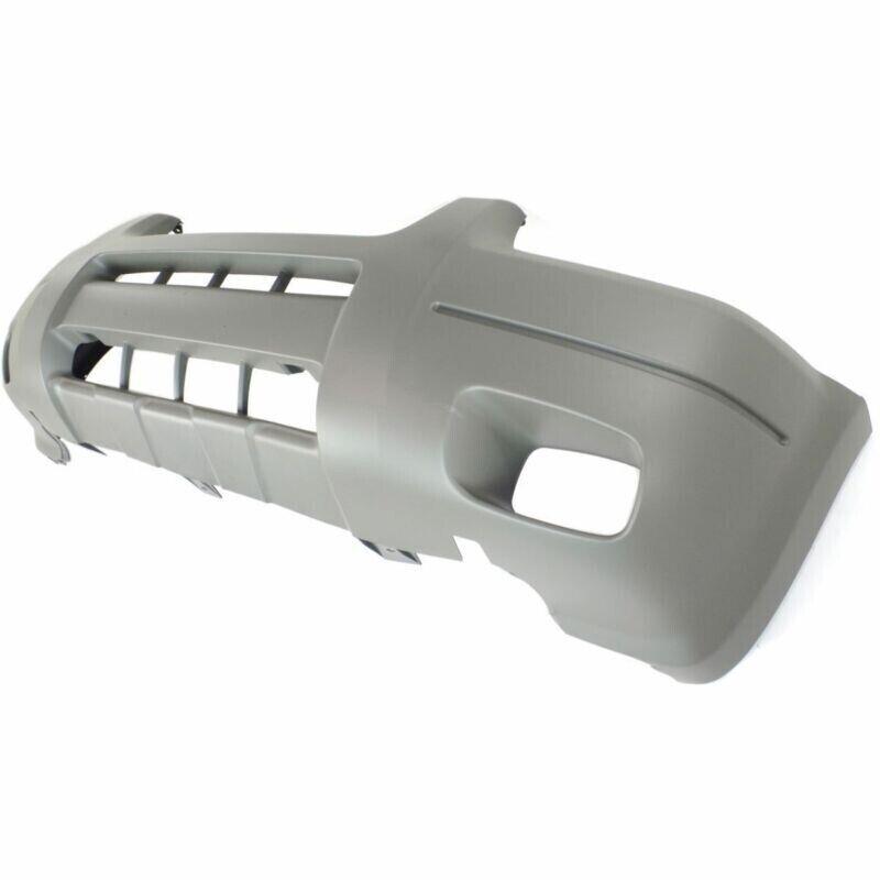 Pare-chocs avant gris pour Ford Escape 2001-2004, avec emplacement pour phare antibrouillard, sans moulure, modèle XLT, FO1000475