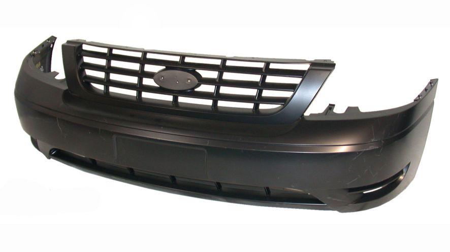 Pare-chocs avant Ford Freestar 2004-2007 apprêté sans peinture bicolore, modèle Base/SE/S, FO1000554C