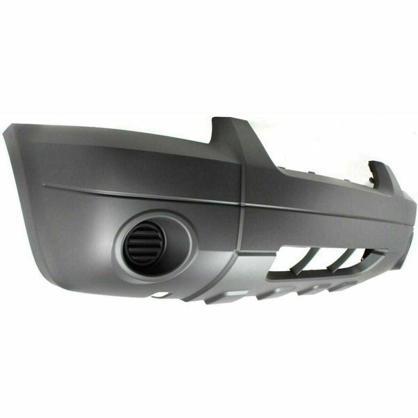 2005-2007 Ford Escape Bumper Front Textured Xls Without Fog Without Flare Without Skid Plate