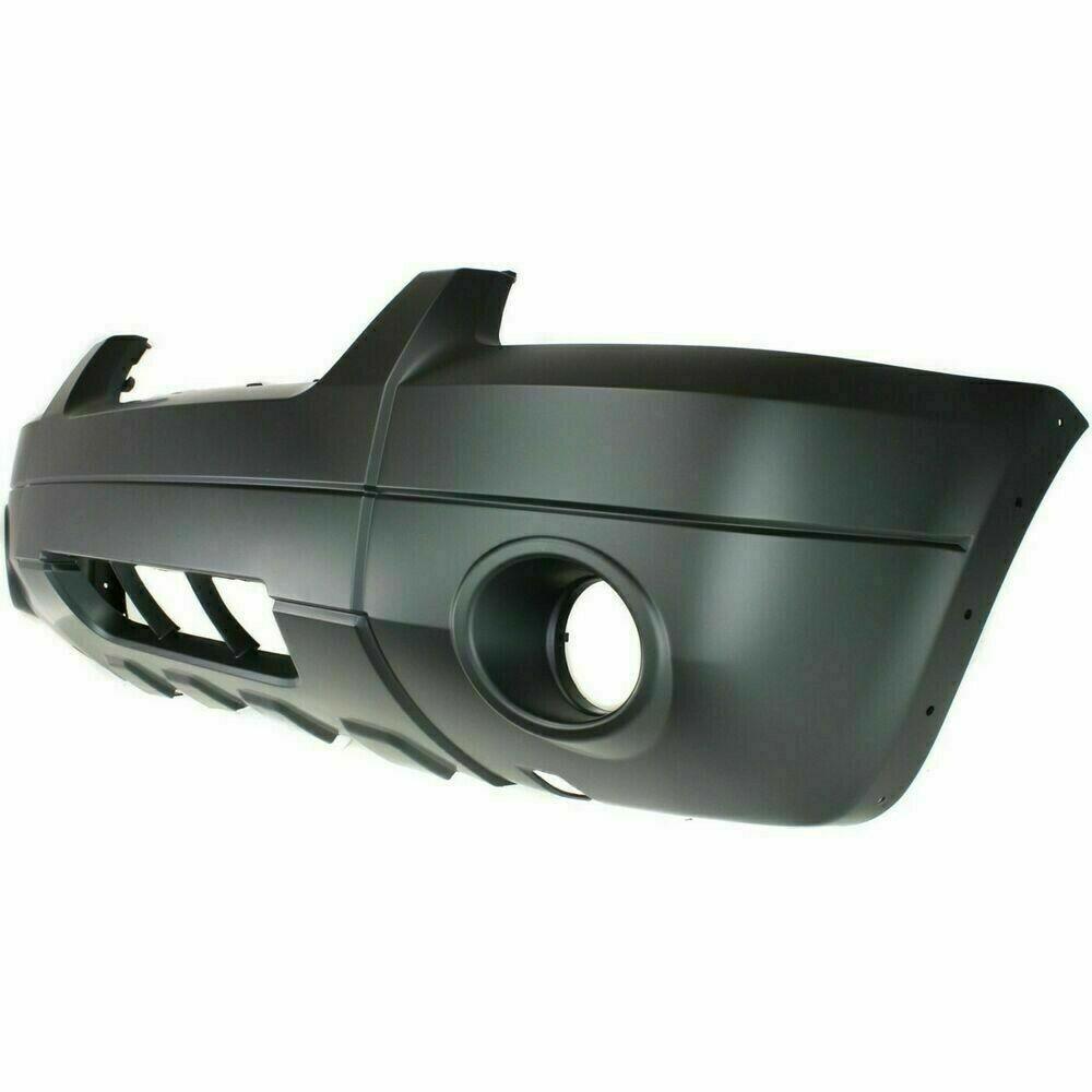 Pare-chocs avant apprêté pour Ford Escape 2005-2007, avec emplacement pour phares antibrouillard et élargisseur d'aile, sans plaque de protection, modèles Ltd/XLT avec pack d'applications, FO1000569