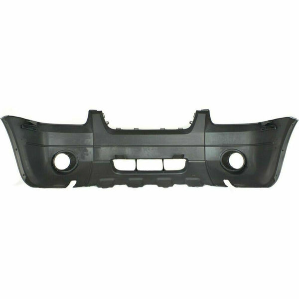 2005-2007 Ford Escape Hybrid Bumper Front Textured Xlt With Fog Lamp Hole Without Flare/Skid Plate Xlt Capa