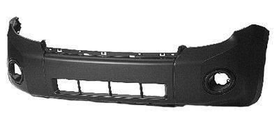 Pare-chocs avant Ford Escape 2008-2012 noir sans insert chromé XLS/XLT/Ltd sans pack d'applications, FO1000621