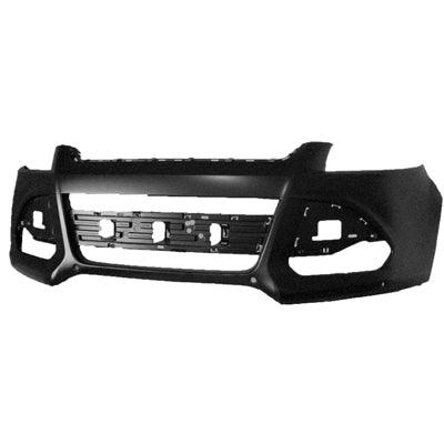 2013-2016 Ford Escape Bumper Front Primed With Sensor Hole With Side Camera Sel/Titanium Models Economy Quality