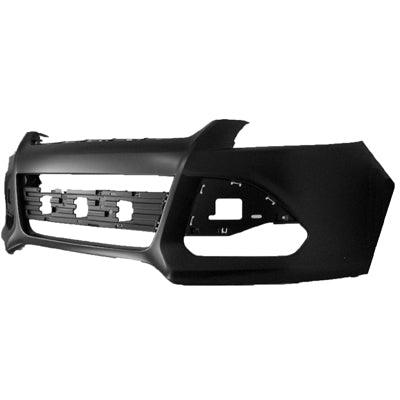Pare-chocs avant apprêté pour Ford Escape 2013-2016, sans trou pour capteur ni caméra latérale, modèles S/SE, Capa, FO1000678C