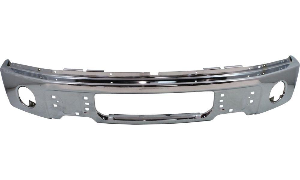 Pare-chocs avant chromé avec emplacement pour phares antibrouillard, Ford F150 2009-2014, référence FO1002411
