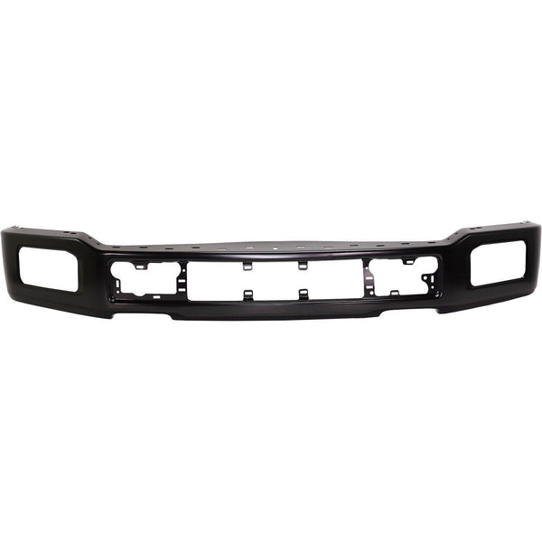 2018-2020 Ford F150 Bumper Face Bar Front Black With Fog Lamp