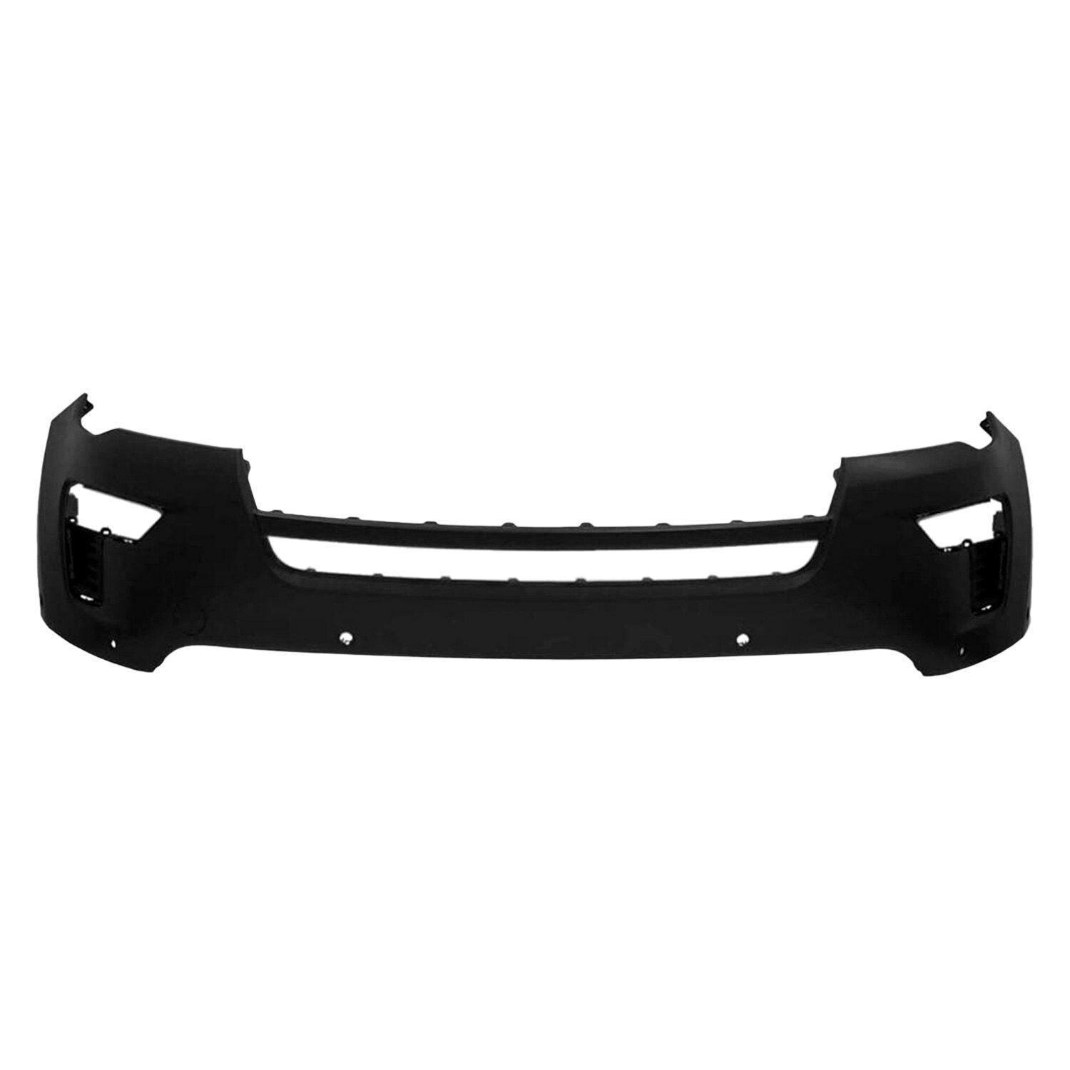 Pare-chocs avant supérieur apprêté pour Ford Explorer Sport 2018-2019 avec 2 capteurs et 4 trous pour l'aide au stationnement, FO1014134