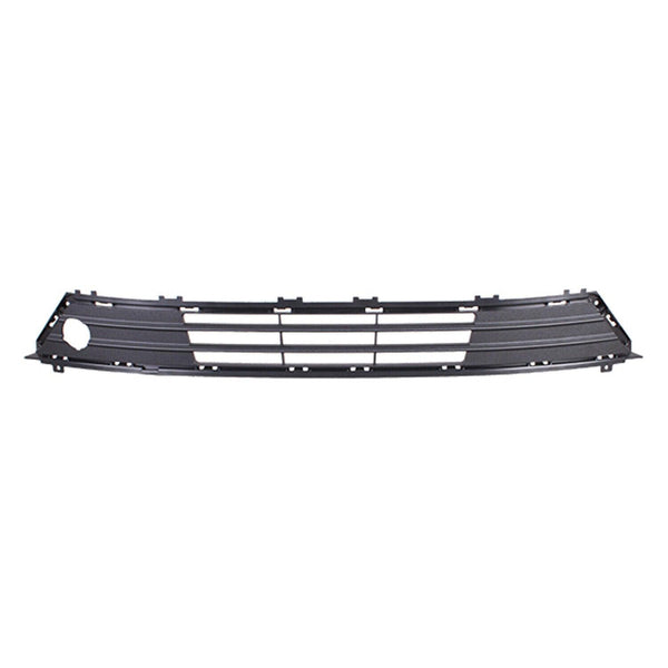 2017-2018 Ford Fusion Grille Lower Center Matte Black With Engine Heater Gloss Black