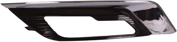 2017-2018 Ford Fusion Hybrid Fog Lamp Bezel Front Driver Side Ptd Glossy Black Exclude Sport