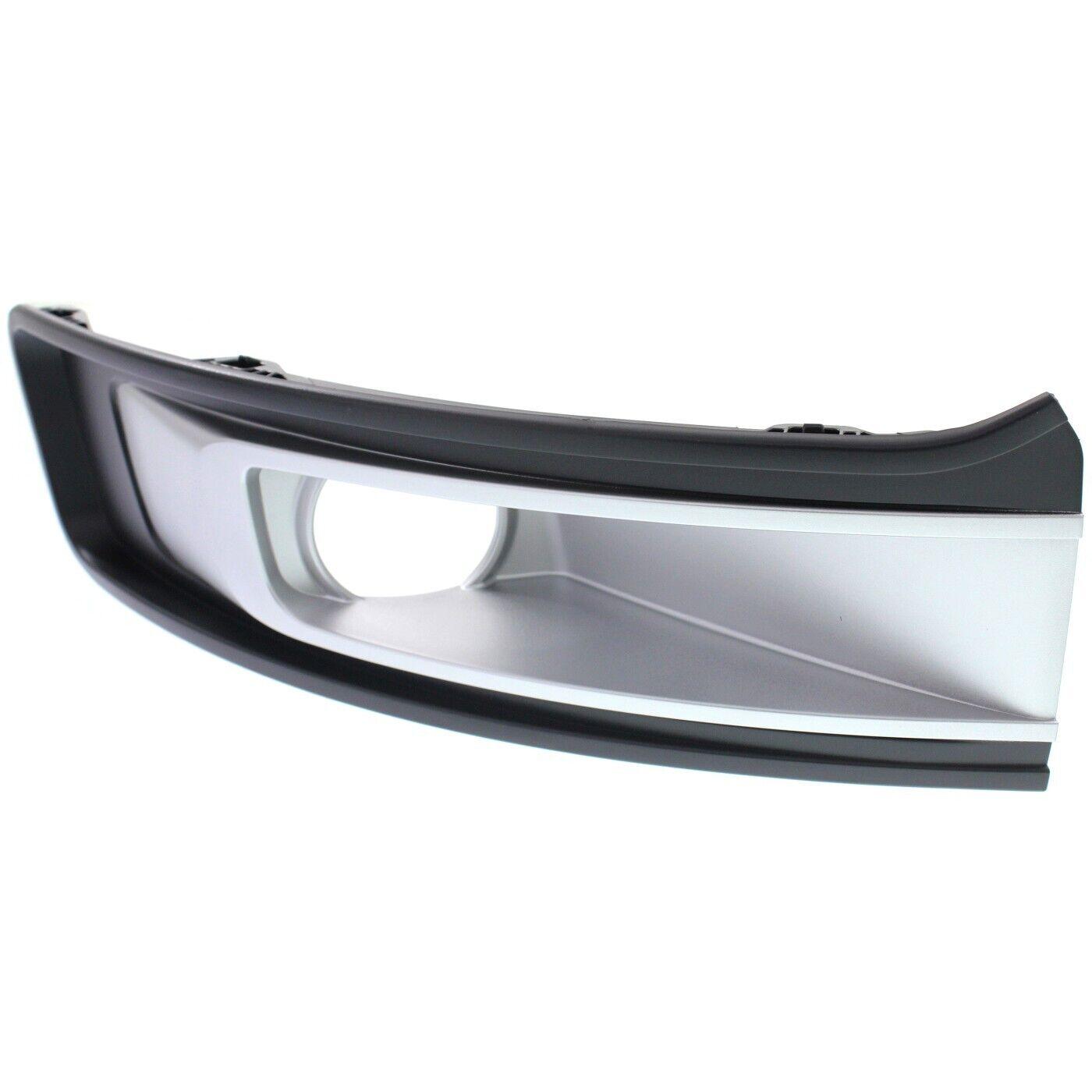 Enjoliveur de feu antibrouillard avant côté passager pour Ford Flex 2013-2019, argent et noir, FO1039130
