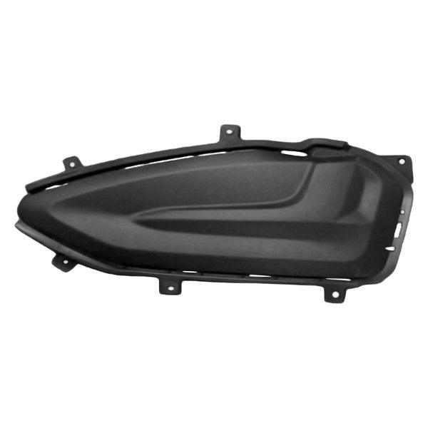 2019-2021 Ford Edge Fog Lamp Bezel Front Passenger Side Ptd Black With Satin Aluminium Moulding Sport Model