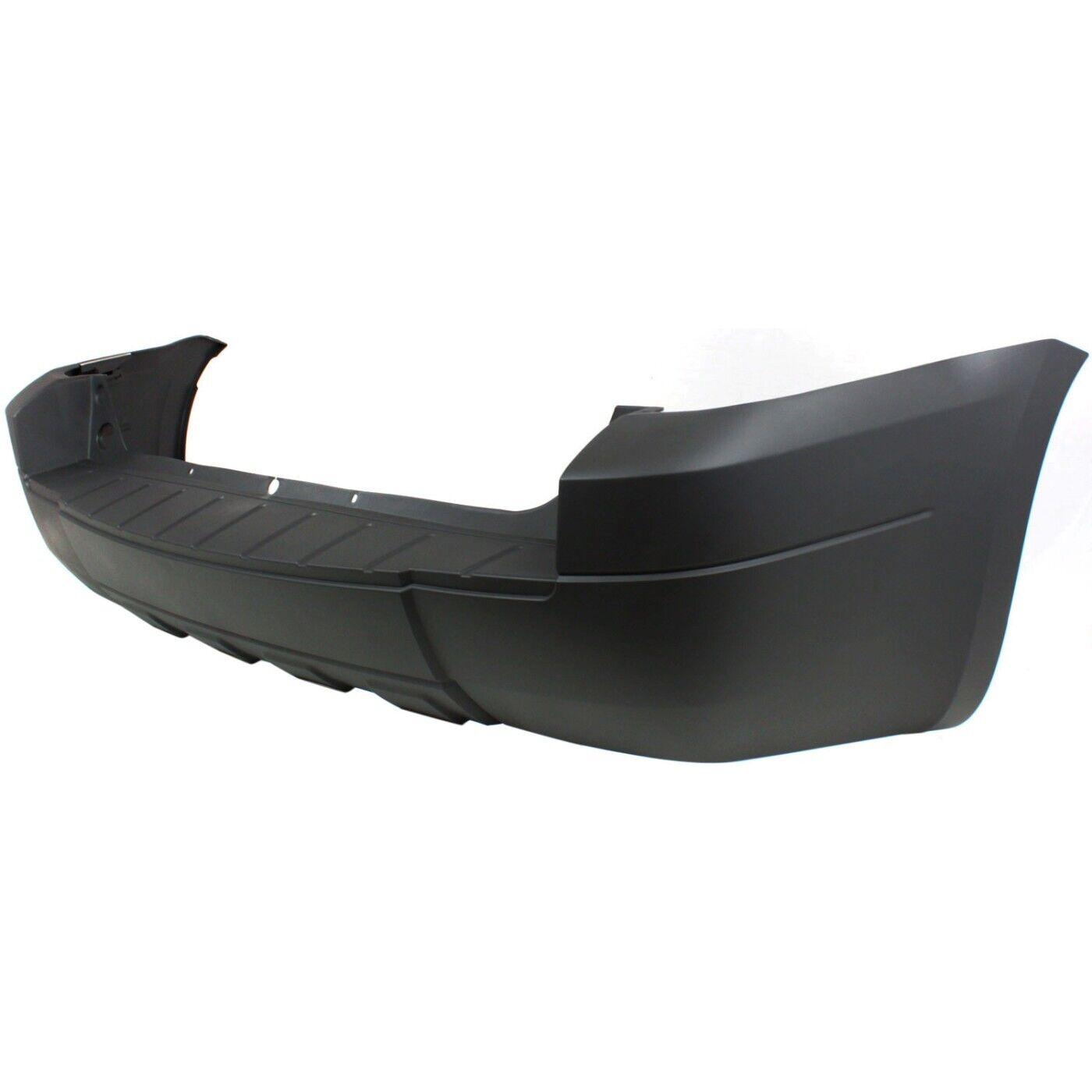 Pare-chocs arrière Ford Escape Hybrid 2005-2007 Gris texturé Sans attelage Sans plaque de protection Sans élargisseurs d'ailes, FO1100382