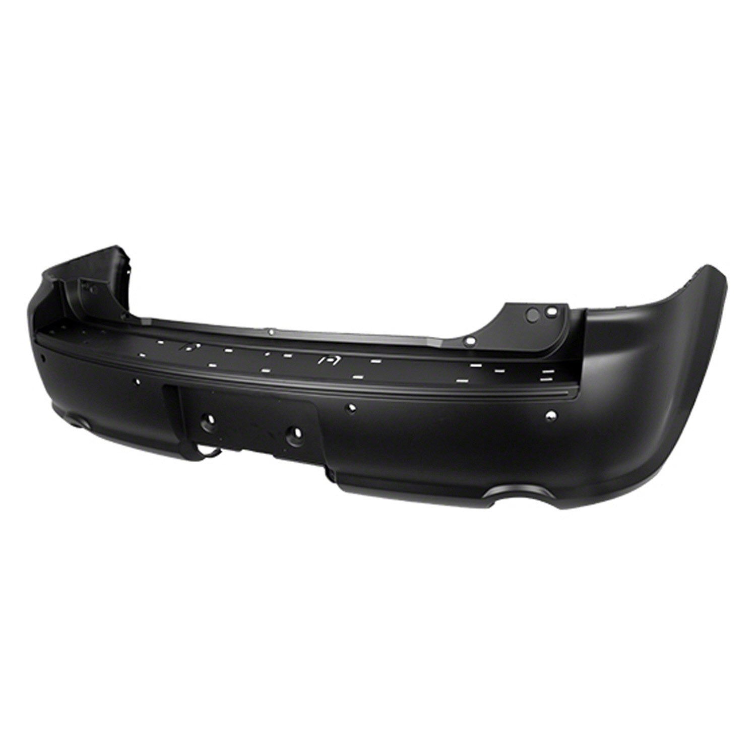 Pare-chocs arrière apprêté pour Ford Flex 2010-2019 avec capteur, modèle turbo avec 2 sorties d'échappement et capacité de remorquage, référence Fo1100656C - Hunt Parts