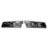 2015-2020 Ford F150 Bumper Face Bar Rear Driver Side/Passenger Side (Set) Chrome Without Sensor