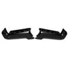 2017-2021 Ford F450 Bumper Face Bar Rear Driver Side/Passenger Side (Set) Black Steel With Sensor Holes