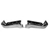 2017-2021 Ford F350 Bumper Face Bar Rear Driver Side/Passenger Side (Set) Chrome Steel Without Sensor Holes