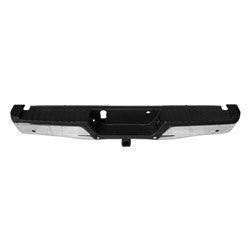 2015-2020 Ford F150 Bumper Rear Assembly Chrome With Black Pad With Sensor/Max Tow Hitch
