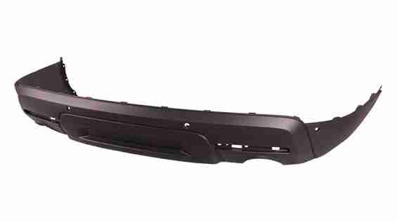 2011-2015 Ford Explorer Limited Bumper Rear Lower Textured Without Tow With Sensor