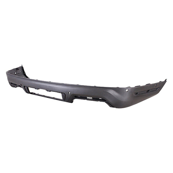 2018-2019 Ford Explorer Sport Bumper Lower Rear Matte Dark Gray With Towith Active Park