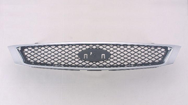 Calandre Ford Focus 2005-2007 Chrome/Noir, FO1200430
