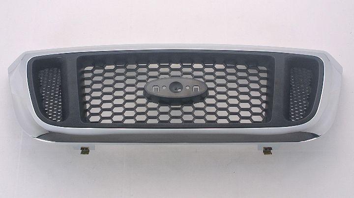 Calandre Ford Ranger 2004-2005 Gris chromé 4x4, FO1200453