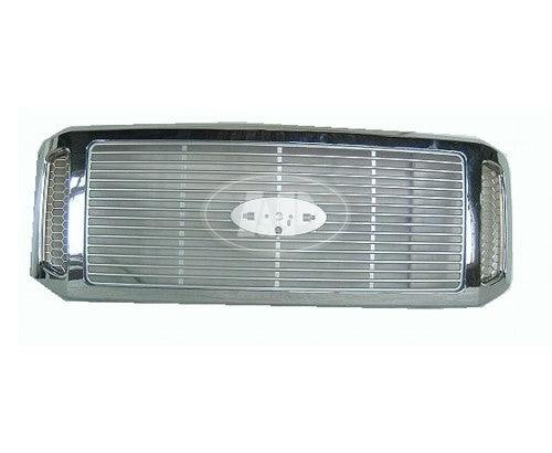 Calandre avant Ford F250 2005-2007 avec insert en aluminium usiné, FO1200459