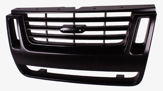 2007-2010 Ford Explorer Limited Grille Black With Ironman Pkg With Sport