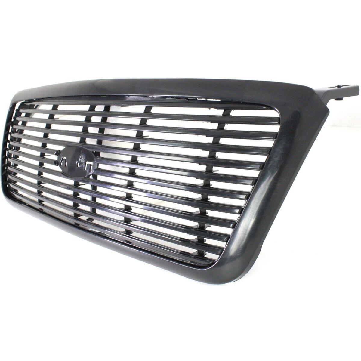 Calandre Ford F150 2007-2008 Noir mat avec face avant noire, modèle FX2, FO1200501
