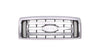 2009-2012 Ford F150 Grille Xlt Chrome Front 3 Chrome Bars