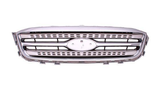 2010-2012 Ford Taurus Grille Painted-Silver With Chrome Mldg