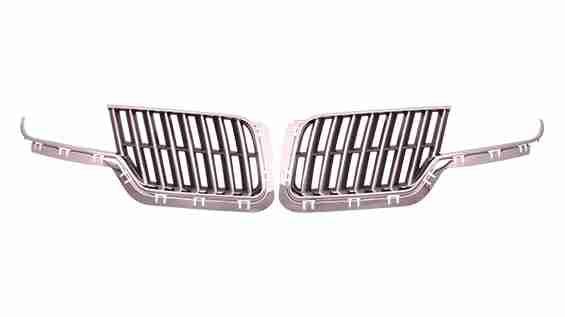 Calandre chromée gris foncé côté conducteur pour Lincoln MKZ 2010-2012 avec pack sport, FO1200546