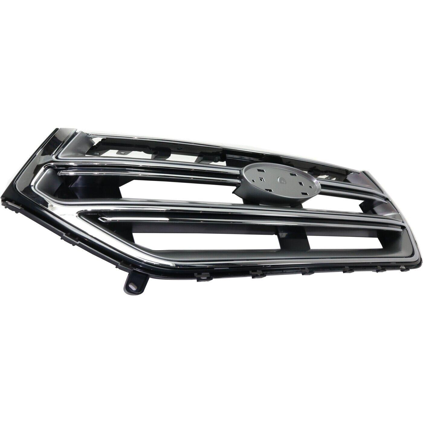 Calandre Ford Edge 2015-2018 Chrome/Argent Sans Pack Aérodynamique/Caméra SE/SEL/Titanium, FO1200559