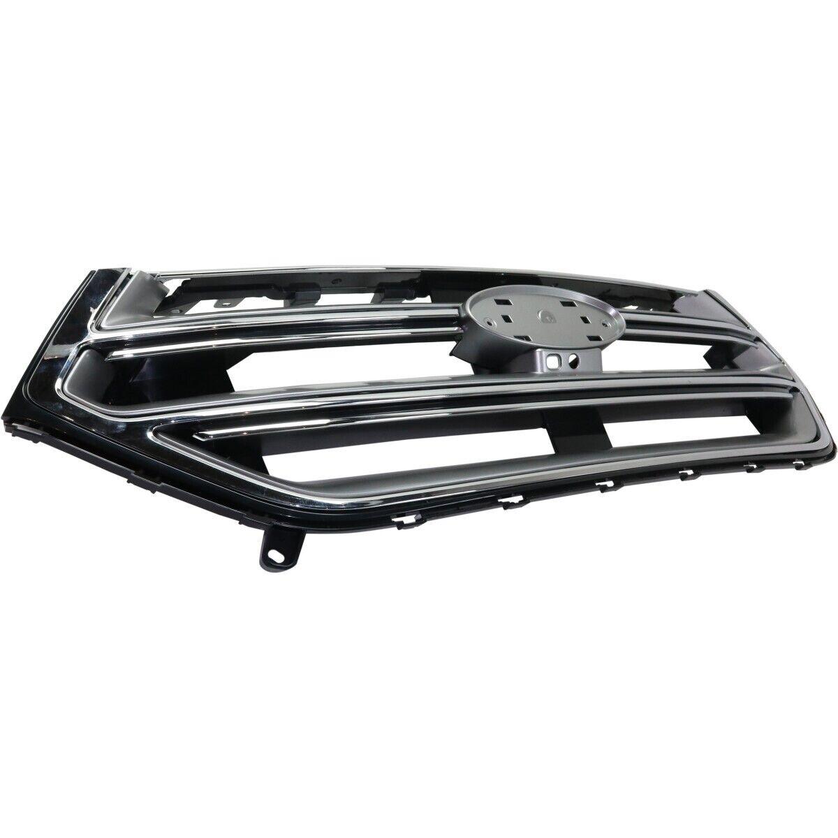 Calandre Ford Edge 2015-2018 Chrome/Argent Sans Pack Aérodynamique Avec Caméra Modèle SE/SEL/Titanium, FO1200560