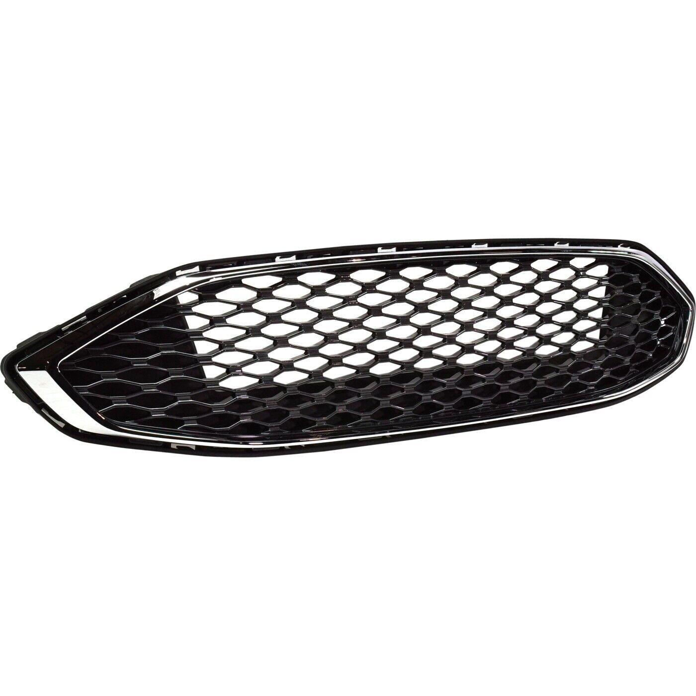 Calandre Ford Fusion Energi 2017-2018, maille noire avec finition chromée à l'avant (sauf version Sport), FO1200595