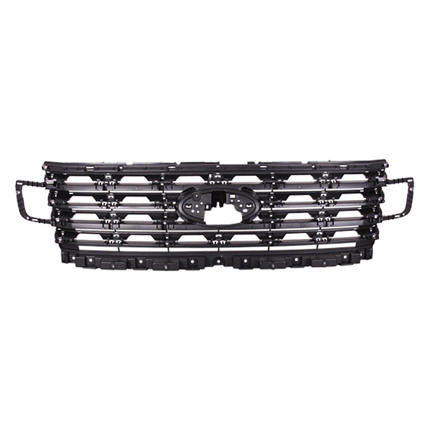 Panneau de montage de calandre Ford Expedition 2018-2021 Noir mat, modèle Ltd, FO1200619