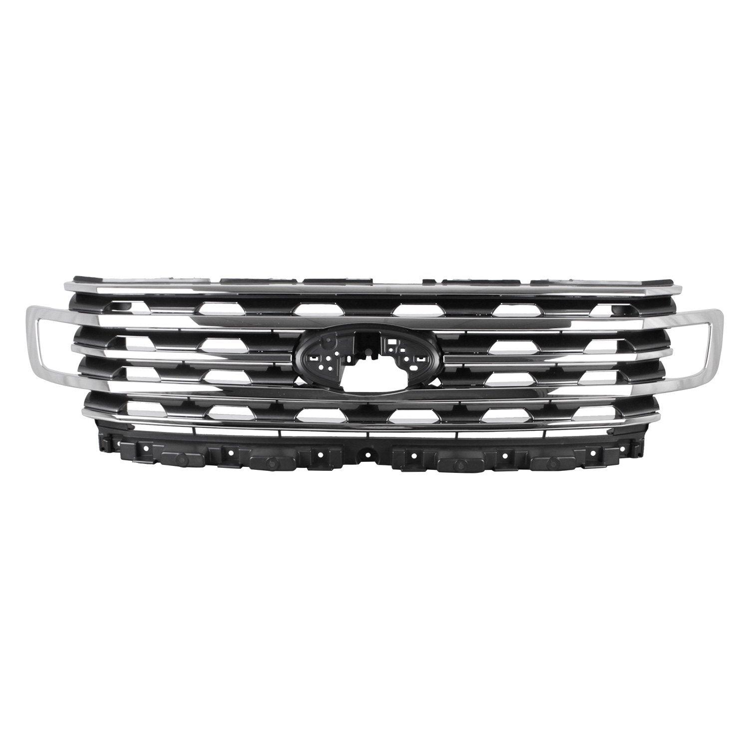 Calandre Ford Expedition 2018-2019 chromée/noire mate sans caméra, FO1200647