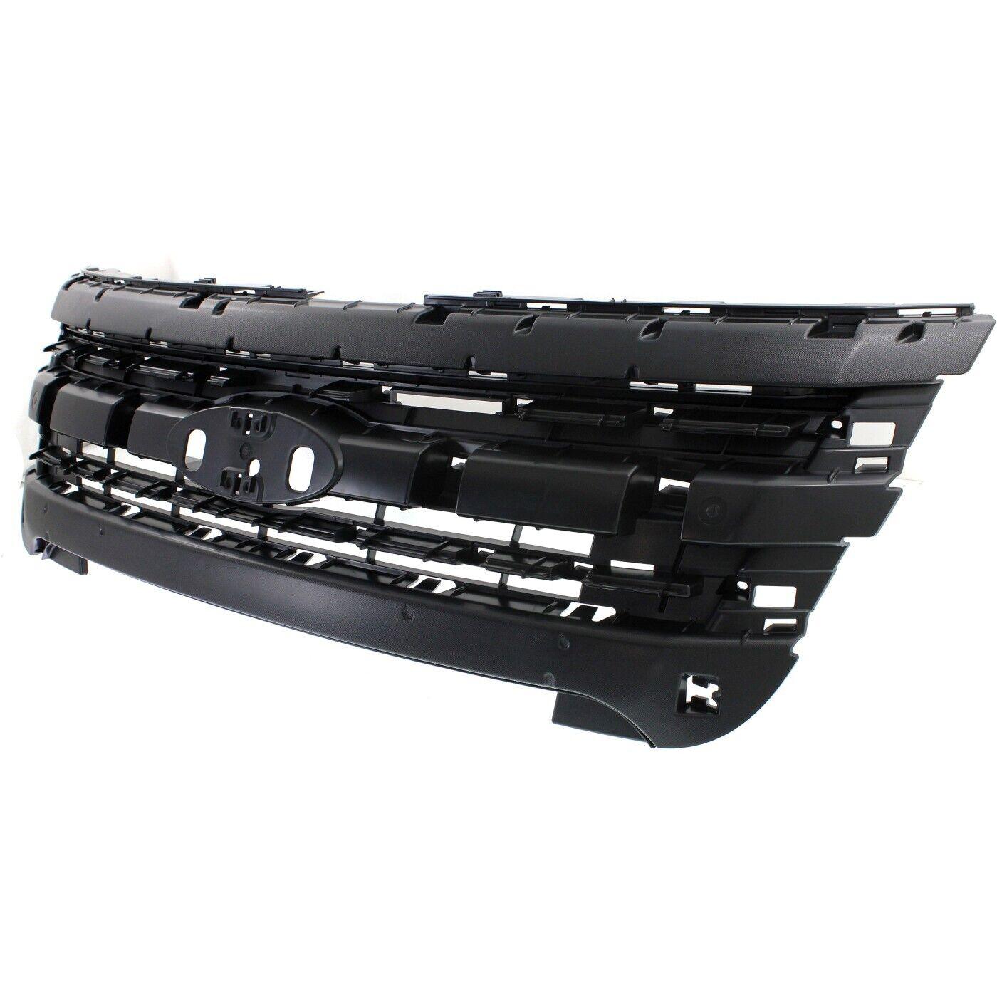 Panneau de montage de calandre Ford Explorer 2011-2015 Noir mat, FO1223118