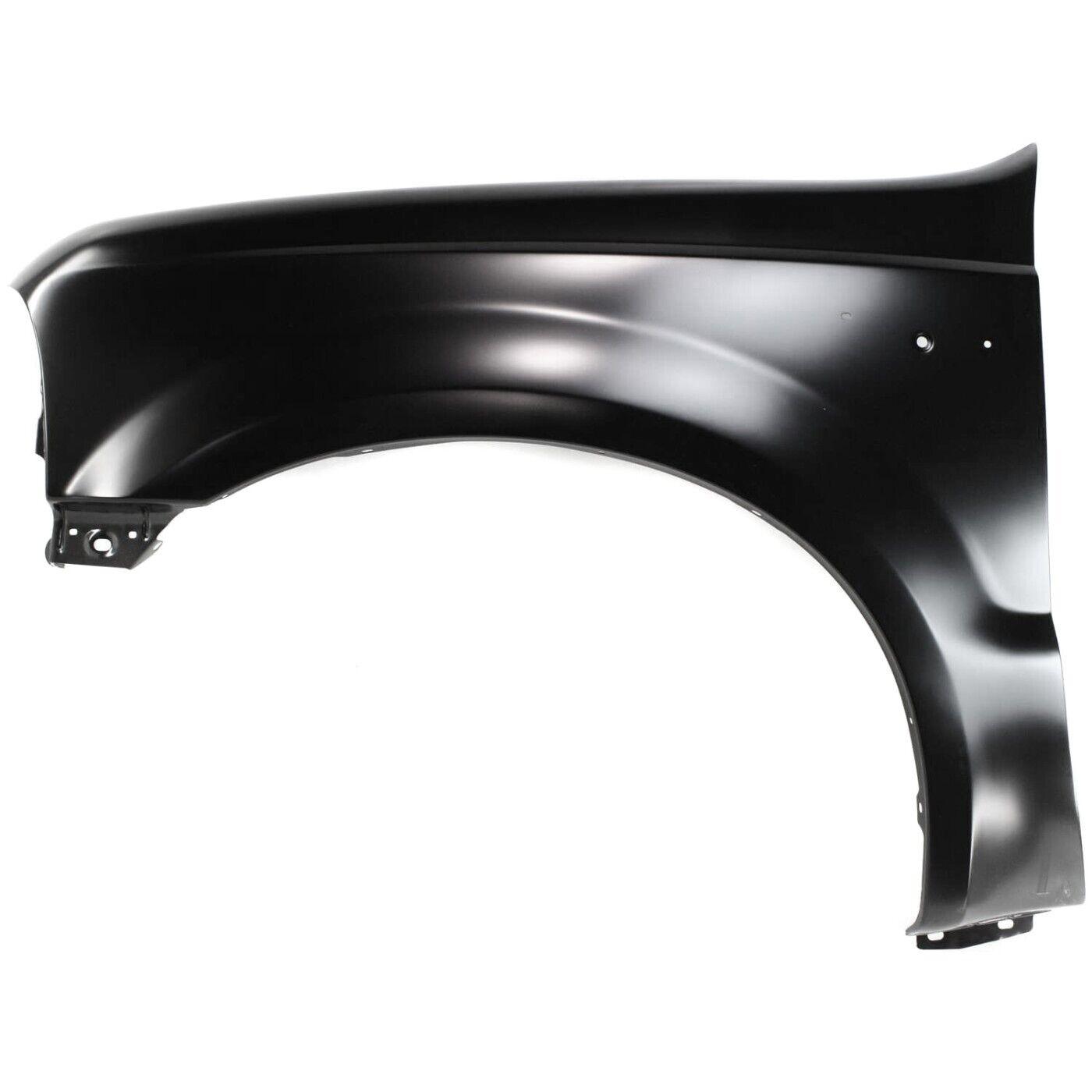 Aile avant côté conducteur Ford F350 1999-2007 sans passage de roue, moulure ouverte, FO1240208C